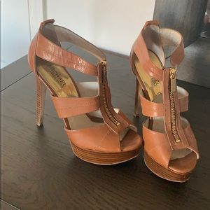 MICHAEL Michael Kors skinny heels. Zipper front